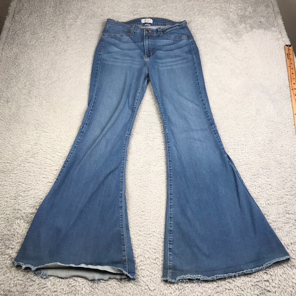 Judy Blue Light Blue Flare Jeans Wide Leg